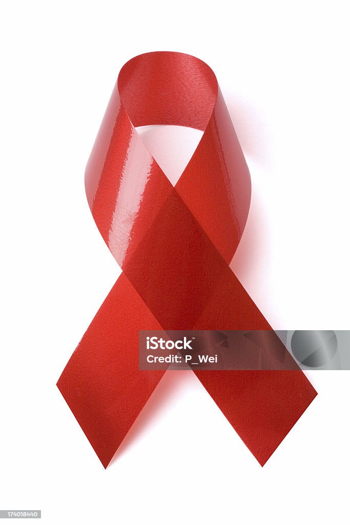 AIDS nastro con Clipping Path - Foto stock royalty-free di AIDS