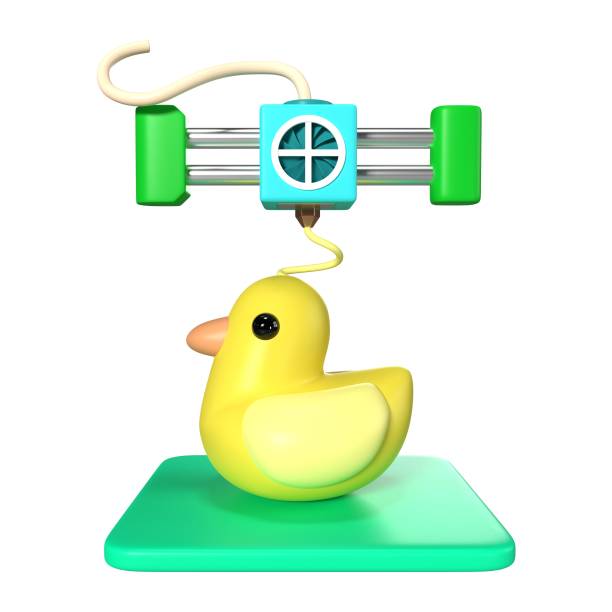 istock Printing Character 3D Illustration Icon 1740211448