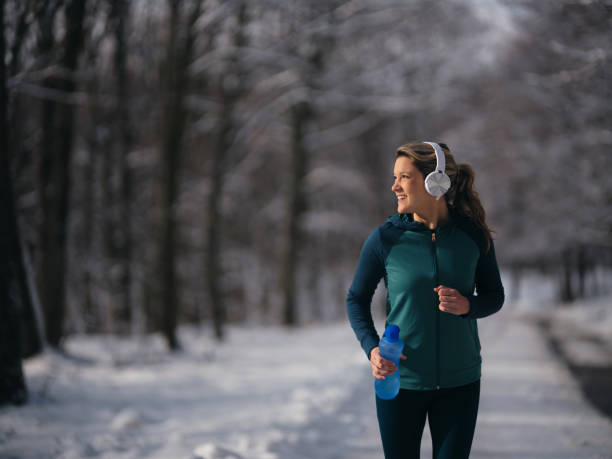 istock Music as a running motivation! 1740215948