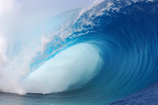 Open wave on the Central Coast of California