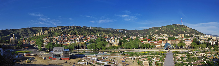 The view on Tbilisi city, Georgia