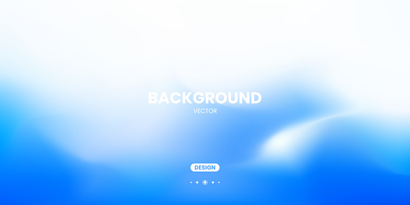 Blurred defocused light blue and white gradient colourful background