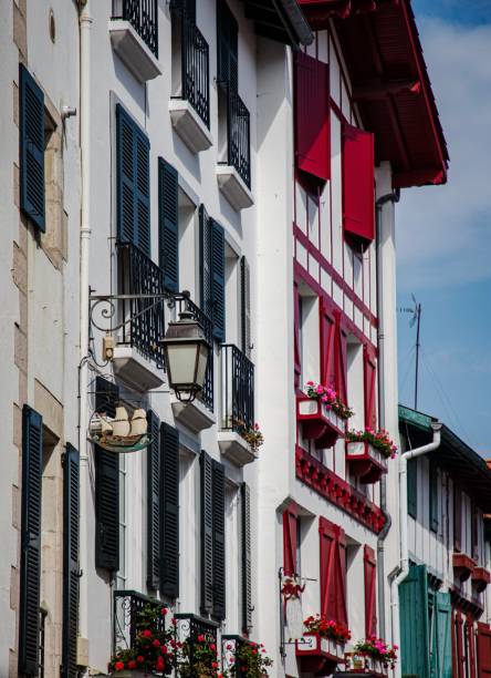 istock facade in old town in the Basque country. 1740332014