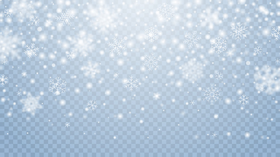 Snawflakes Christmas image. Carefully layered and grouped for easy editing.