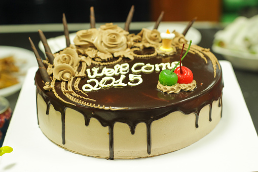 People buy this cake to welcome  2015 year