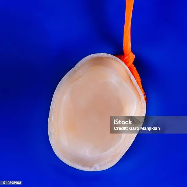 Tooth Preparation For Crown Overlay Under Microscope Stock Photo ...