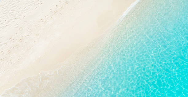istock Beach Wave water in the Tropical summer beach with  sandy beach background 1740404622