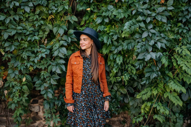 istock Beautiful woman with a hat 1740405688
