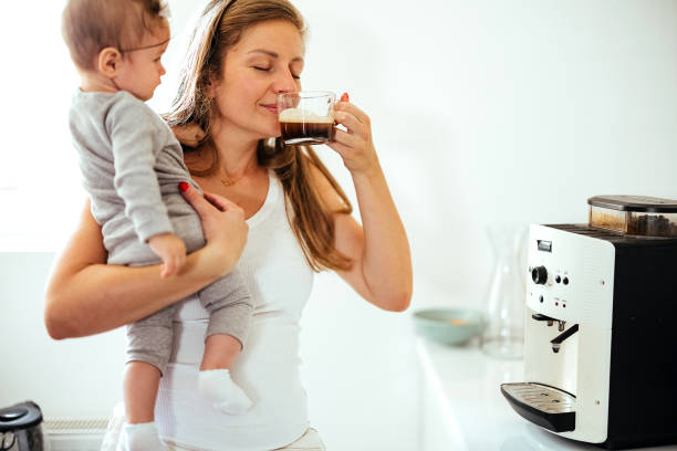istock Morning at home with baby 1740423239