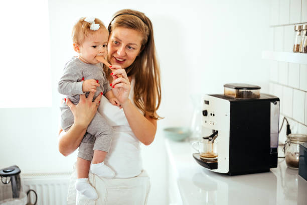 istock Morning at home with baby 1740423240
