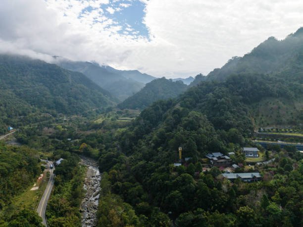 istock A small village surrounded by mountains 1740455516