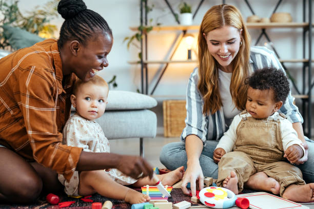 istock Mothers enjoy with their babies 1740467528