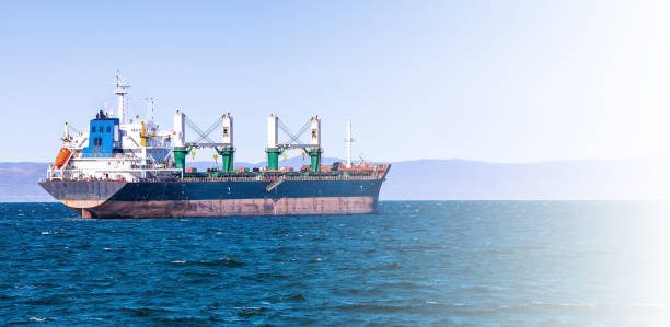 istock bulk cargo ship to harbor quayside Vladivostok in soft sunlight 1740487489