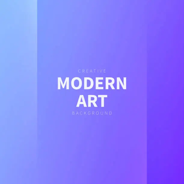 Vector illustration of Modern abstract background - Blue gradient