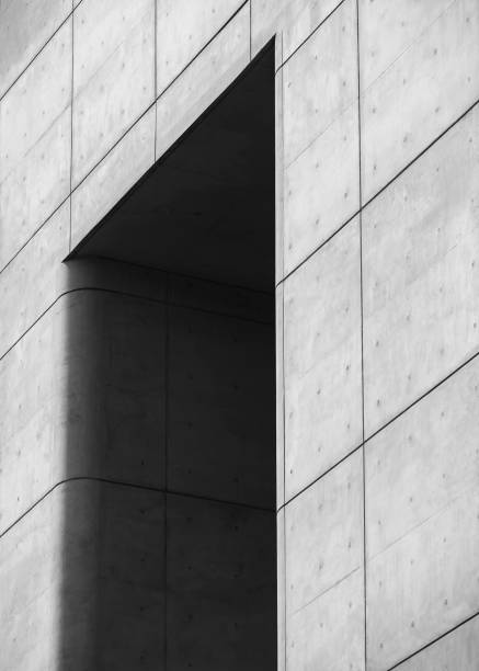 istock Concrete Cement wall tiles shade shadow Architecture details 1740534170
