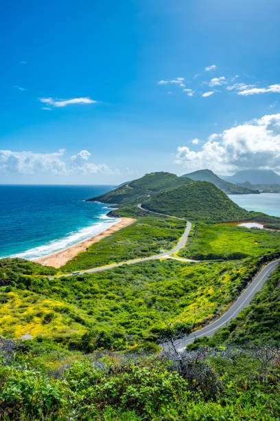 istock Saint Kitts Panorama With Nevis Island In The Background 1740541284