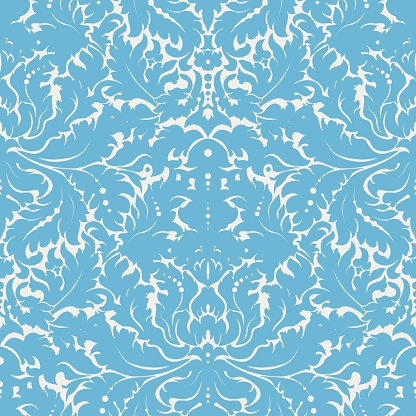 Decorative floral pattern background design.