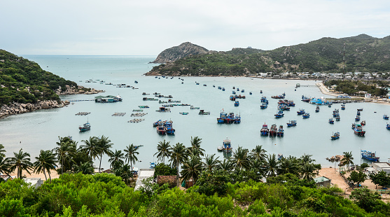 Seascape of Nha Trang, Vietnam. Nha Trang is a coastal city on the South Central Coast of Vietnam.