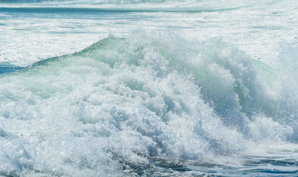 istock Huge wave on the blue sea 1740598159