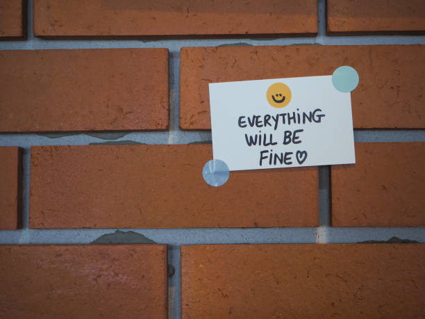 istock Encouragement is on the wall. 1740600344