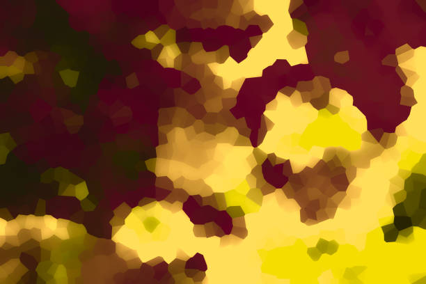 Rugged camouflage looking texture image of mustard and brown color.