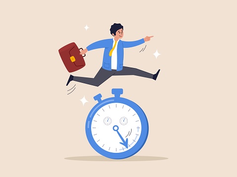 Response Soon Sense Of Urgency Concept Quick Response Attitude To Get Work Done As ...