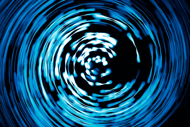 istock dark light painting abstract background with colorful spiral curves 1740617638