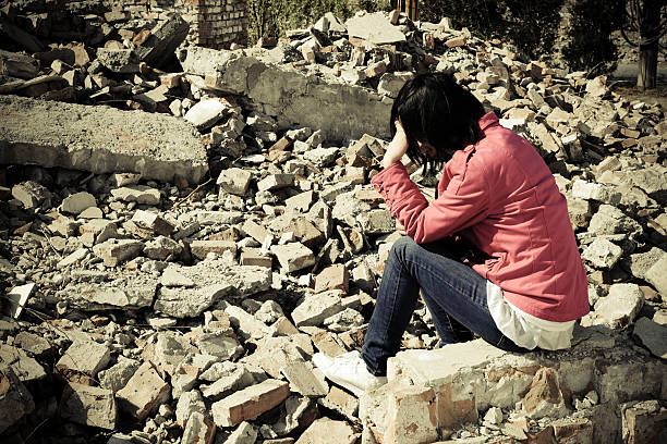 Homeless People A homeless people is sitting on ground tramp home stock pictures, royalty-free photos & images