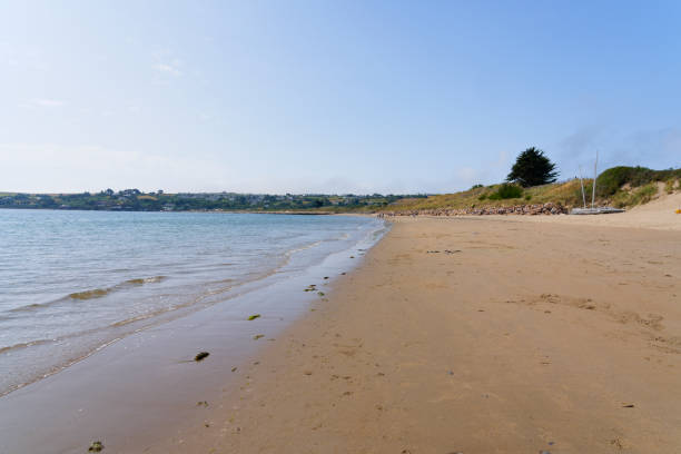 istock Almost deserted Abersoch beach on a cloudless summer day. 1740634339