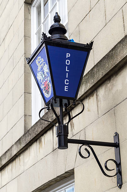 istock Police station sign 174065767