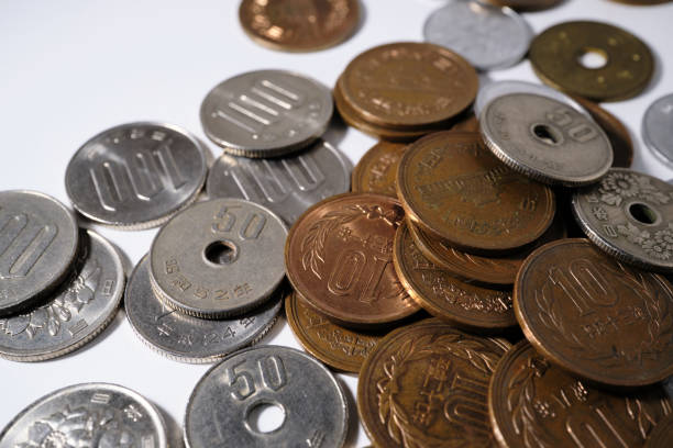 istock Image of Japanese yen coins 1740670966
