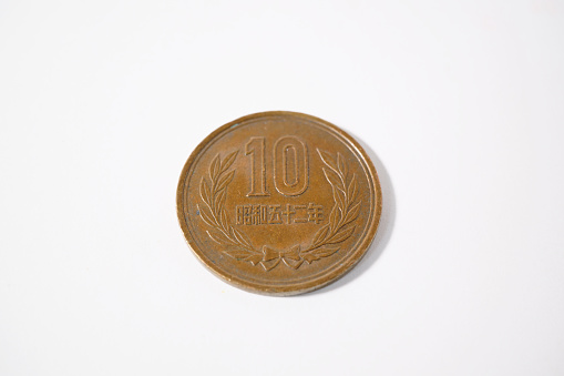 Image material of 10 yen coin