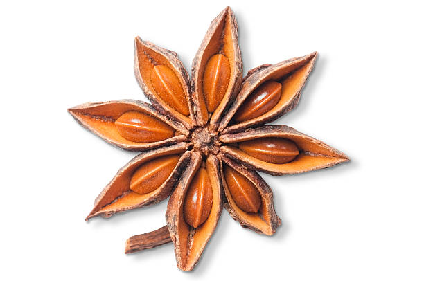istock Star Anise cooking spice isolated on a white background 174070244