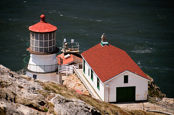 istock Point Reyes Lighthouse on California Coast 174071807