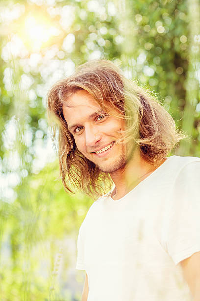 istock Handsome Young Man Natural Summer Portrait 174072456