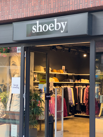 Barendrecht, The Netherlands – October 16, 2023: The clothing brand Shoeby is facing difficulties attributed to the impact of the coronavirus. In an effort to avoid bankruptcy, the company is negotiating with its creditors