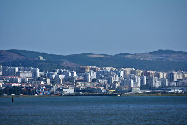 istock Portuguese cityscape near the river 1740757788