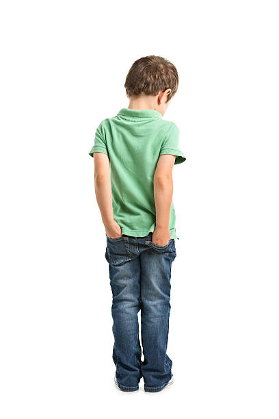 portrait of small boy small boy isolated on white ass boy stock pictures, royalty-free photos & images