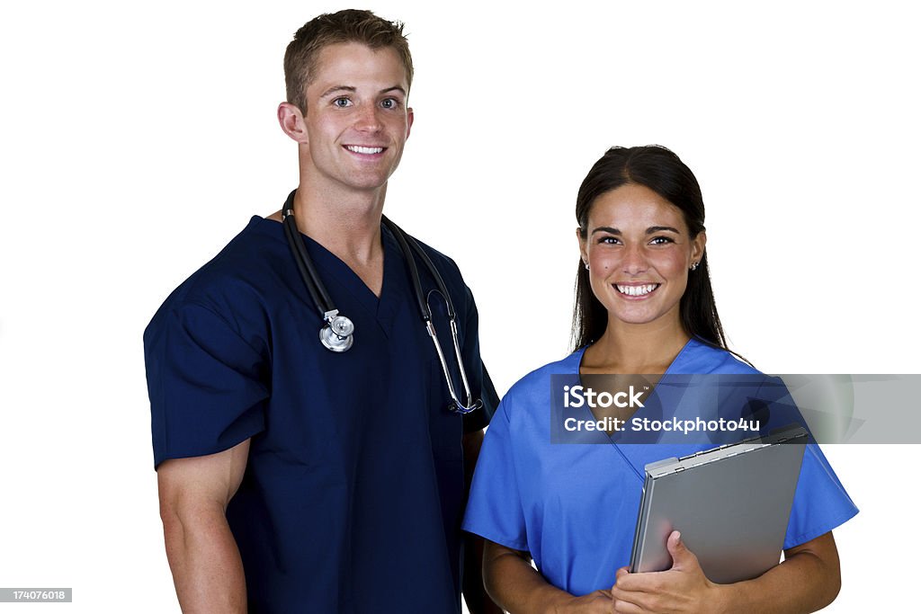 El personal de la clínica - Foto de stock de Enfermera libre de derechos