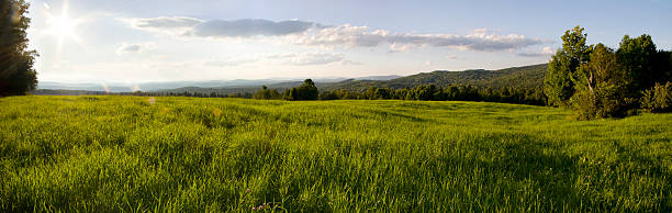 Vermont Mountain Panoramic stock photo