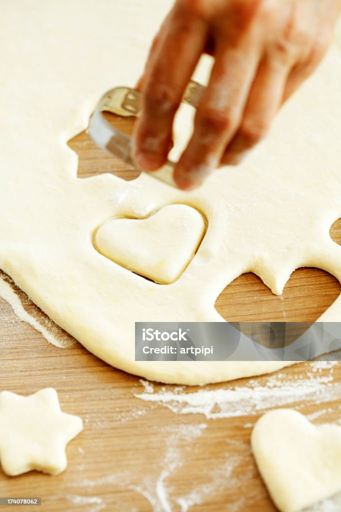 Rendendo i cookie - Foto stock royalty-free di A forma di stella