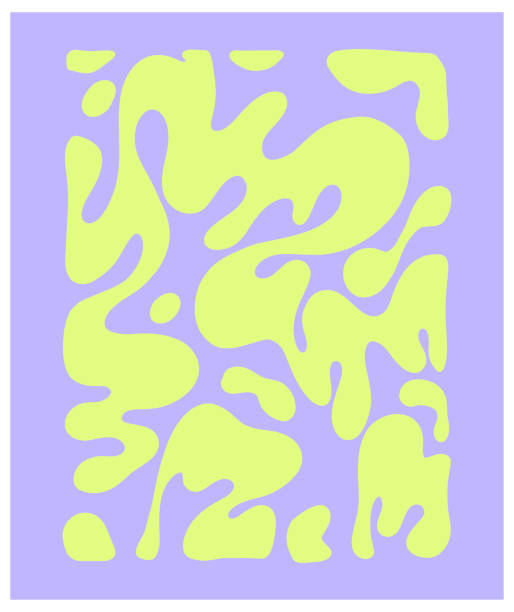 istock Brutalist abstract geometric Y2K shapes and grids. Brutal contemporary figure star oval spiral flower and other primitive elements. Swiss design aesthetic. Bauhaus  design. 1740786891