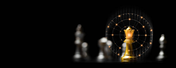 istock Chess board game for ideas and competition and strategy, business success concept. 1740789259