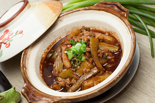 istock egg plant hot pot fish-scented eggplant pot 174080829