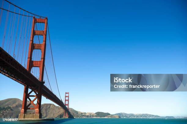 Golden Gate W San Francisco - zdjęcia stockowe i więcej obrazów Bez ludzi - Bez ludzi, Fala - Woda, Fotografika