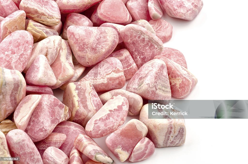 Rhodochrosite Hälfte wertvolle stone. garantiert authentische - Lizenzfrei Alternative Medizin Stock-Foto