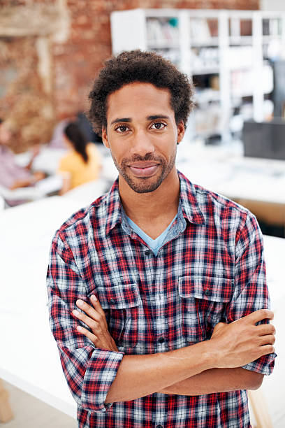 istock Proud of his career 174082414