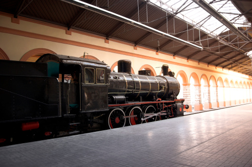 London, United Kingdom – June 03, 2010: The famous train Hogwarts Express from the Harry Potter films