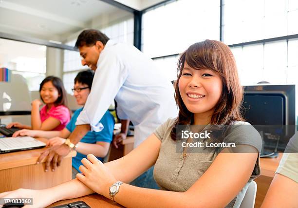 Smile In Class Stock Photo - Download Image Now - Classroom, Lecture Hall, Thai Culture