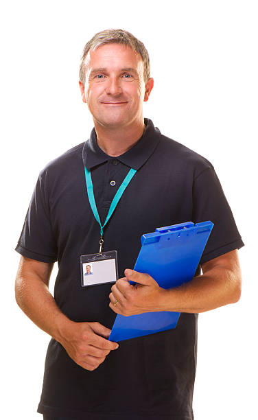 unsere mitarbeiter werden sie - clipboard men sales occupation casual stock-fotos und bilder